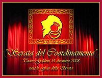 Serata del Coordinamento - Teatro Goldoni 14 Dicembre 2008