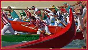 Video Regata Storica 2009 Sfida delle Remiere su Gondole a 4 remi