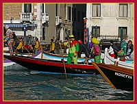 Il corteo acqueo del Coordinamento delle Remiere nel Carnevale di Venezia 2010