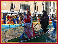 Gemellaggio Russia/Serenissima a bordo di una mascareta di Cannaregio