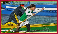 Regata di Portosecco - Maciarèle Junior su Mascarete a 2 remi 2009 Domenica 16 Agosto 2009