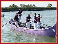 10° Palio Remiero delle Contrade di Cavallino Treporti Caorline a 6 remi 14 Giugno 2009