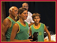 Regate di Sacca San Biagio Maciarèle Junior su Mascarete a 2 remi Sabato 29 Agosto 2009: Giuseppe Rossi “Suste” con Magda Tagliapietra e Filippo Bon - VogaePara Burano