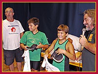Regate di Sacca San Biagio Maciarèle Junior su Mascarete a 2 remi Sabato 29 Agosto 2009: Sergio Bastasin, Alessio Chiozzotto, Giacomo Marangon