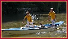 Luca Lazzarini e Sasha Salvagno (Canottieri Treporti) 6° con 11’26”34 - Maciarèle Senior - Riviera Fiorita 2010