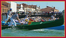 Regata del Redentore 2010 Gondole a 2 remi