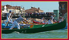 Regata del Redentore 2010 Gondole a 2 remi