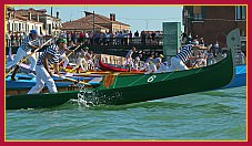 Regata del Redentore 2010 Gondole a 2 remi