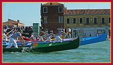 Regata del Redentore 2010 Gondole a 2 remi