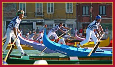 Regata del Redentore 2010 Gondole a 2 remi