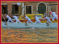 Regata Storica 2009 Caorline - Bianco (Burano): Flavio Vitturi, Maurizio Biondo, Alberto Garlato, Fabio Barzaghi, Andrea Ortica, Massimo Memo