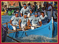 Regata Storica 2009 Caorline - Celeste (Castello 2): Livio Ceciliati, Mauro Ceciliati, Sebastiano Della Toffola, Eugenio Zennaro, Paolo Polesel, Alessandro Fongher