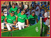 Regata Storica 2009 su Caorline - Verde (Cavallino - Treporti): Alberino Costantini, Cristiano Costantini, Stefano Rossi, Maurizio Quintavalle, Domenico Santin, Christian Tagliapietra