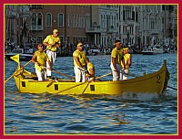 Regata Storica 2009 su Caorline - Canarin (Castello 1): Roberto Busetto, Radames Vianello, Gianni Busetto, Dario Massaro, Samuele Busetto, Said Rusciano