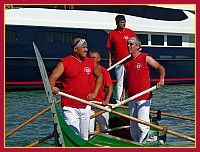 Regata Storica 2009 - Sfida delle Remiere sur Gondole a 4 remi - Verde (C.N San Marco): Ferruccio Ghezzo, Luigino Lombardo, Luca Macchion, Giannino Pazienza