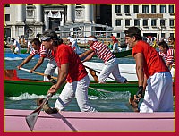 Regata Storica 2009 - Sfida delle Remiere sur Gondole a 4 remi - Rosa (Remiera Francescana): Salvatore Rega e Antonio Trombetta