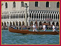 Regata Storica 2009 - Sfida delle Remiere sur Gondole a 4 remi - Marron (Polisportiva Portosecco): Pierpaolo Vianello,  Igor Busetto, Marco Campolonghi, Rudi Ballarin