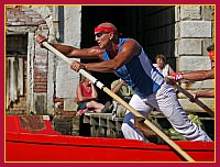 Regata Storica 2009 - Sfida delle Remiere sur Gondole a 4 remi - Rosso (Remiera Casteo): Roberto Fagarazzi