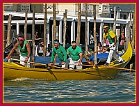 Regata Storica 2009 - Sfida delle Remiere sur Gondole a 4 remi - Canarin (Remiera Canottieri Cannaregio): Giuseppe Salvadori, Luca Terzi, Davide Tonello, Marino Pompeo