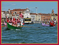 Regata Storica 2009 - Sfida delle Remiere sur Gondole a 4 remi