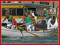 Regata Storica 2009 - Sfida delle Remiere sur Gondole a 4 remi - Bianco (Vogaepara Burano): Giovanni Seno, Giacomo Costantini, Enrico Trevisan, Ivano Dei Rossi