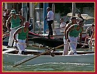 Regata Storica 2009 - Sfida delle Remiere sur Gondole a 4 remi - Bianco (Vogaepara Burano): Giovanni Seno, Giacomo Costantini, Enrico Trevisan, Ivano Dei Rossi