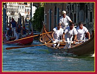 Regata Storica 2009 - Sfida delle Remiere sur Gondole a 4 remi - Marron (Polisportiva Portosecco): Pierpaolo Vianello,  Igor Busetto, Marco Campolonghi, Rudi Ballarin