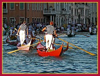 Regata Storica 2009: Gondolini a 2 remi