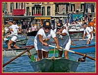 Regata Storica 2009: Regata de le Maciarèle Junior su Mascarete a 2 remi - (Remiera Canottieri Cannaregio) Zuleika Fabris (popiùr) e Linda Doni (provièr)