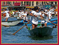 Regata Storica 2009: Regata de le Maciarèle Junior su Mascarete a 2 remi - (Remiera Canottieri Cannaregio) Zuleika Fabris (popiùr) e Linda Doni (provièr)