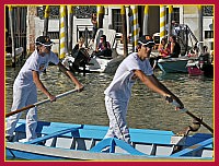 Regata Storica 2009 - Regata de le Maciarèle Senior su mascarete a 2 remi - (Remiera Portosecco) Fabio Rosada (Popiùr) e Roberto Ballarin (provièr)