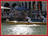 Regata Storica 2009 - Regata de le Maciarèle Senior su mascarete a 2 remi - (Canottieri Treporti) Simone Costantini (Popiùr) e Michael Somma (provièr)