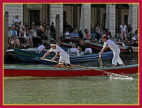 Regata Storica 2009 - Regata de le Maciarèle Senior su mascarete a 2 remi - (Gruppo Remiero Murano) Nicolà Trabuio (Popiùr) e Alvise Finco (provièr)