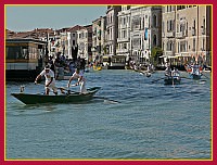 Regata Storica 2009 - Regata de le Maciarèle Senior su mascarete a 2 remi - (Remiere Canottieri Cannaregio e Settemari) Leonardo Ghigi (Popiùr) e Luca Zanon (provièr)