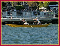 Regata Storica: Regata delle Donne su Mascarete a due remi - Luisella Schiavon (Popiùr) e Giorgia Ragazzi (provièr)