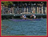 Regata Storica: Regata delle Donne su Mascarete a due remi - Maika Busato (Popiùr) e Erika Zane (provièr)