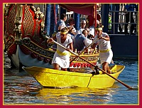 Regata Storica: Regata delle Donne su Mascarete a due remi - Luisella Schiavon (Popiùr) e Giorgia Ragazzi (provièr)