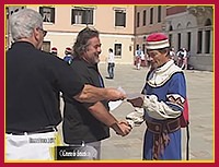 Preparazione del Corteo Storico Sportivo Regata Storica 2007 Coordinamento Nazionale delle Associazioni Remiere di Voga alla Veneta